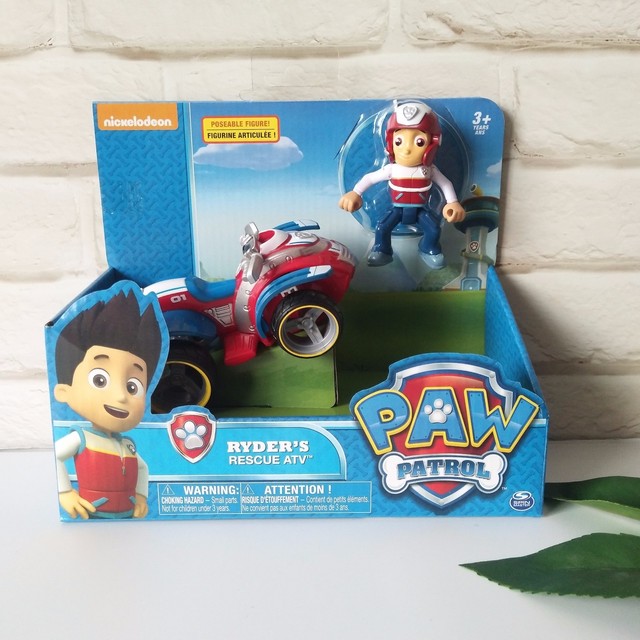 paw patrol ryder vehicle and figure
