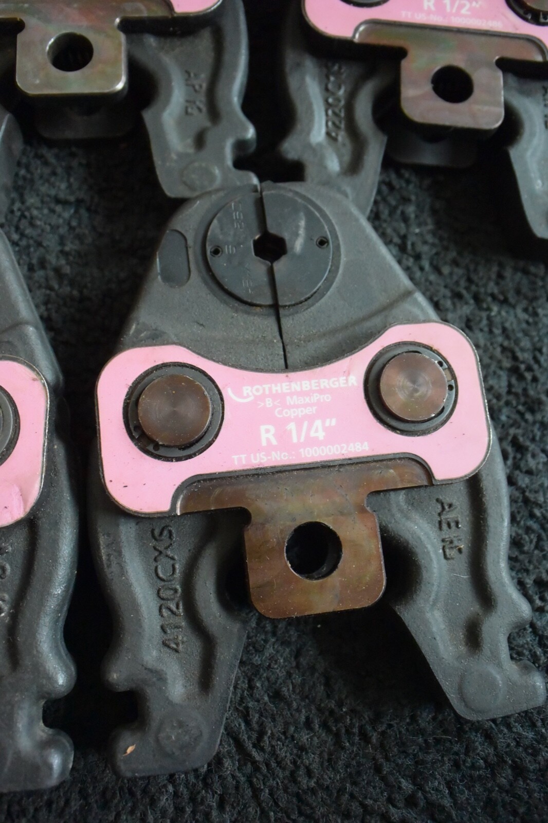 Rothenberger Model TT Hydraulic Refrigerant Crimper & 5 Jaws for Copper