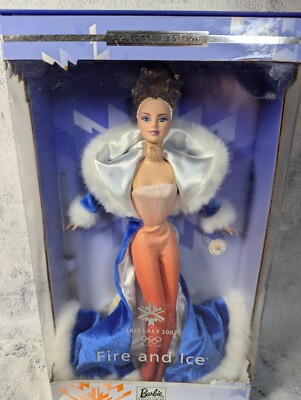 Barbie Fire and Ice Olympic Winter Games Doll 2001 Nude Hybrid Ooak Made To Move