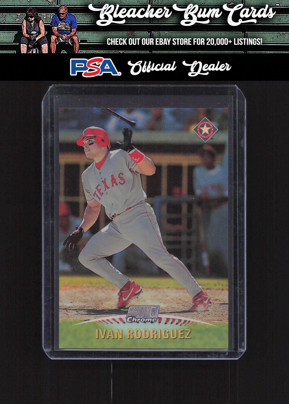 1999 Stadium Club SCC4 Ivan Rodriguez Chrome Refractors