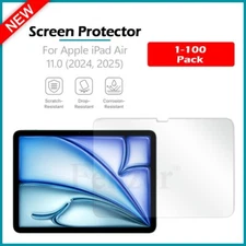 1-100 LOT LCD Ultra Clear Screen Protector for Apple iPad Air 11.0 (2024/2025)