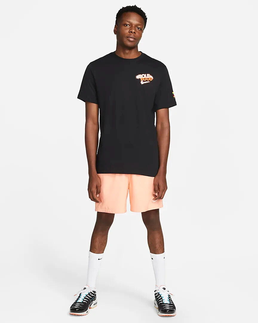 Nike Sole Food Short Sleeve Black T-Shirt DN5177-010 Mens Nike Sole Food Short Sleeve Black T-Shirt DN5177-010 Mens