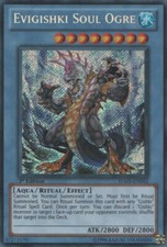 Yugioh! MP Evigishki Soul Ogre - HA05-EN052 - Secret Rare - 1st Edition Moderate
