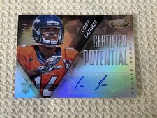 2014 Certified Potential Mirror Signatures Gold /25 Cody Latimer Auto Rookie RC