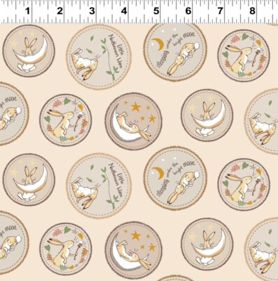 Fat Quarter Clothworks Guess How Much I Love You Forest Friends Baumwollstoff