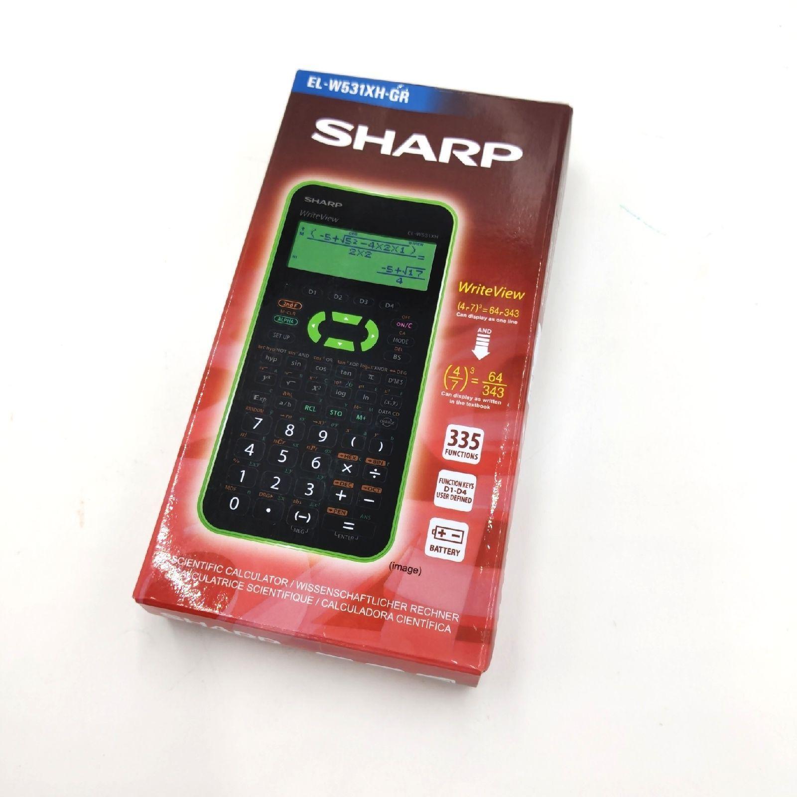 Calcolatrice Scientifica Sharp EL-W531 XH-GR | 335 Funzioni, Display A 4 Righe, Alimentazione A Batteria - Foto 13