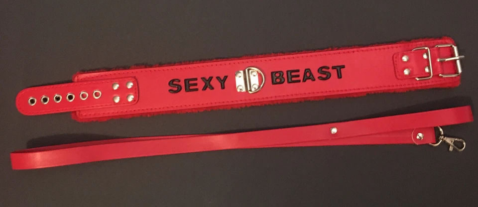 Бондаж воротник манжеты кляп повязка на глаза сексуальный фетиш одежда косплей Хэллоуин зверь - Изображение 2 из 4