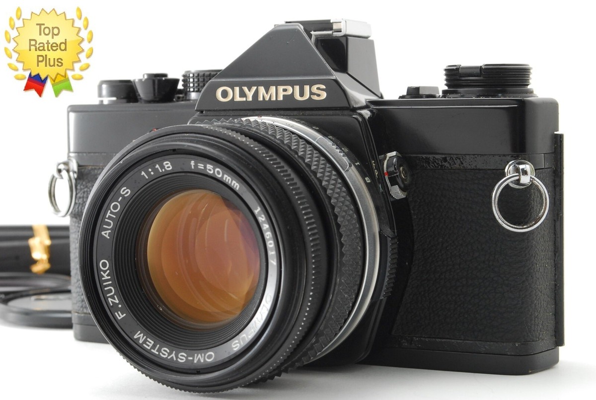 OLYMPUS OM-1 ブラック ZUIKO AUTO 1:1.8 50ｍｍ Olympus OM-1 MD black body w/50mm f1.8 Zuiko lens, New seals