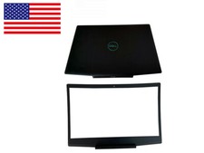 New For DELL G3 15 3590 Black LCD Back Cover Front Bezel Top Case Blue Logo