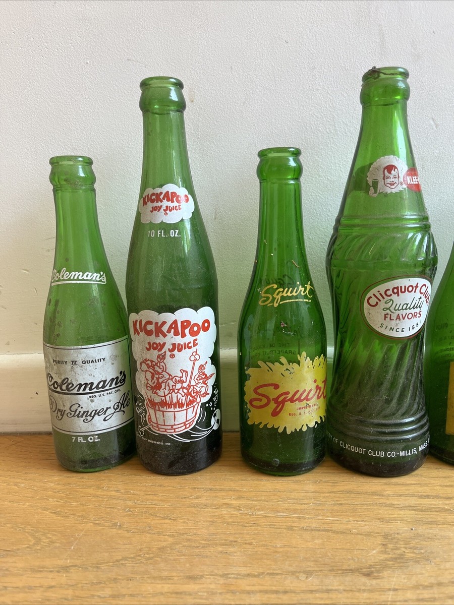 13 Vintage Antique beverage Soda Bottles | eBay