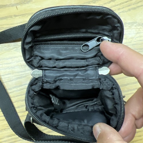 Vintage ICON Leather Camera Bag case Detachable Adjustable Shoulder Strap - Picture 8 of 8
