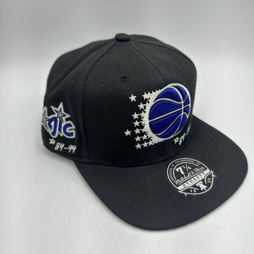 VTG Orlando Magic 89-99 Hat Mitchell Ness Dynasty NBA Snapback Cap Fitted 7 1/4 - Picture 7 of 12