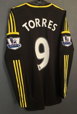MATCH WORN TORRES MEN FC CHELSEA 2012/2013 FOOTBALL SOCCER SHIRT