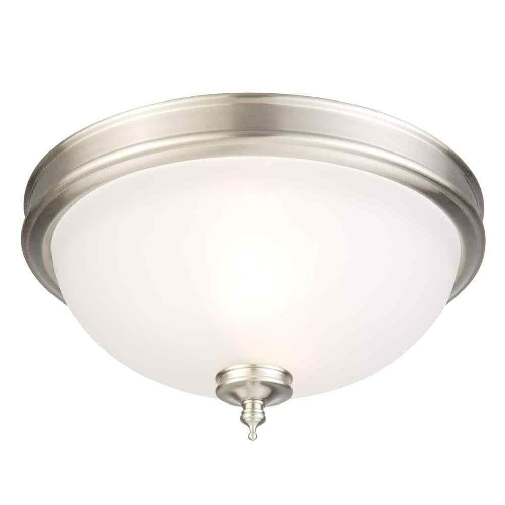 Flush Mount Frosted Glass