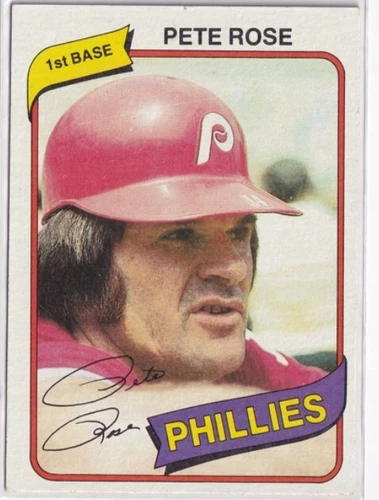 1980 Topps #540 Pete Rose (#1) NM