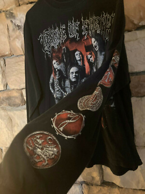 L Cradle Of Filth 2000s Long Sleeve Shirt Black Metal Thrash L Cradle Of Filth 2000s Long Sleeve Shirt Black Metal Thrash