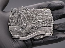 Vintage Montana Metal Belt Buckle SPEC CAST Made in USA