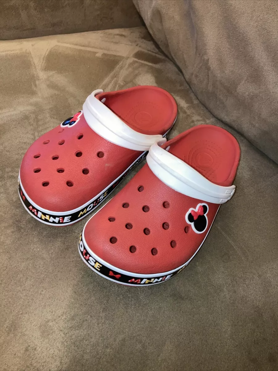 Minnie shop crocs shoes