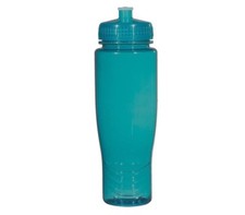 100 Bulk Pack 28 Ounce Teal Water Bottles Lids. USA Made