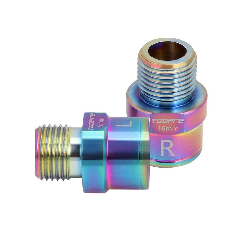 1Pair Bicycle Pedal Extenders Spacer Adaptor Bike Cycling Crank