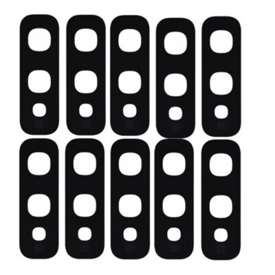 10 Pack Rear Camera Lens w/Adhesive Replacement Part for Samsung S10e BLACK