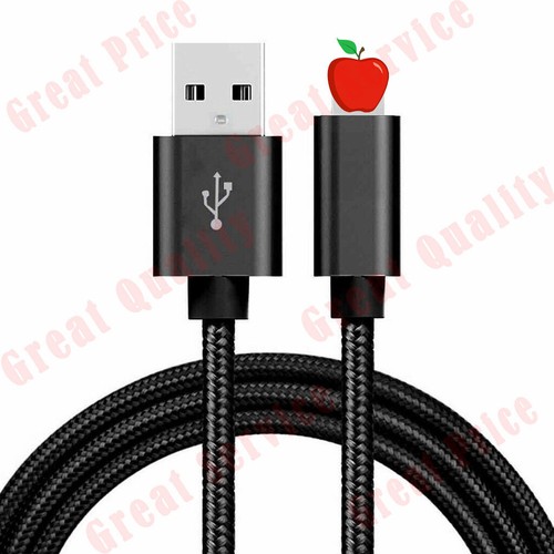 USB Fast Charger Cable For iPhone 14 13 12 11 XR 3/6/10Ft Braided CableData Cord - Picture 20 of 20