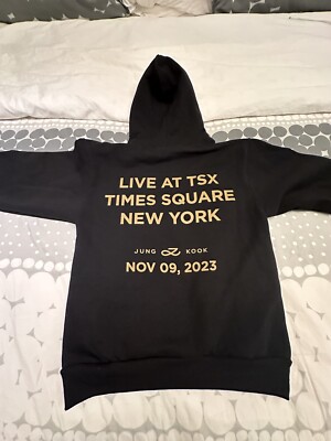 BTS Jung Kook Golden Album Live NYC Times Square Hoodie Size S