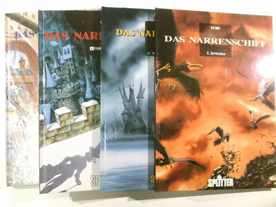 Das Narrenschiff Bd. 1 2 3 4 von 4 komplett Splitter / Kult Hardcover Neu