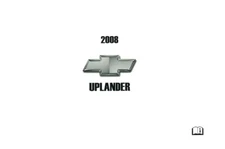 2008 Chevrolet Truck Uplander Owners Manual User Guide Reference Operator Book
