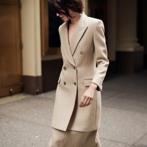 oatmeal wool coat