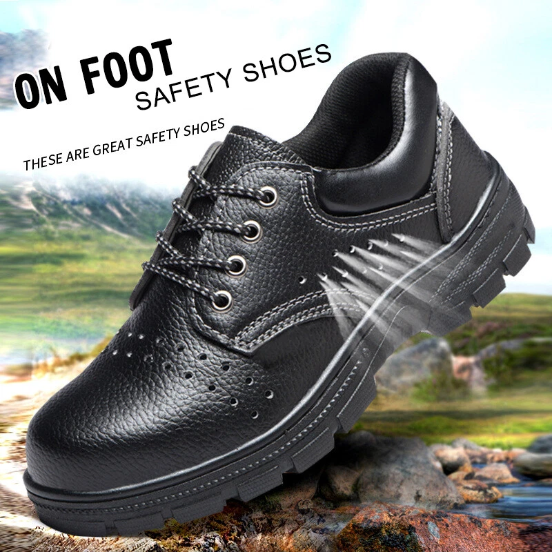 Lightweight non shop slip work boots