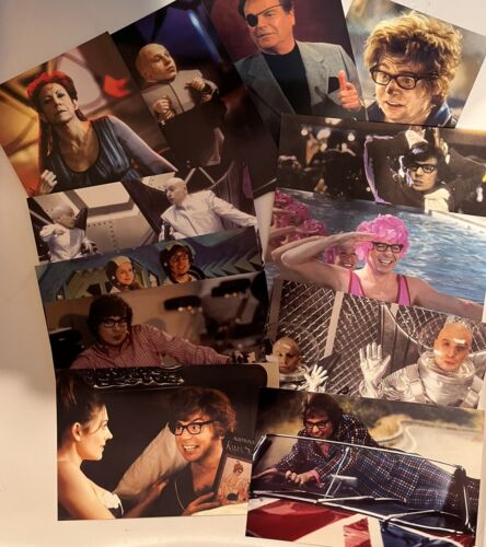 1999 2000 Austin Powers Panini 12 Spy Who Shagged Me Photo Cards Envelope - Picture 1 of 11