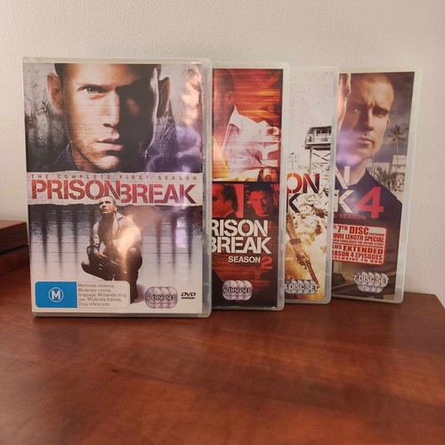 Prison Break Season 1 4 PAL DVD 23 Disc R4 TV Series VGC Wentworth