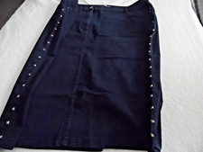 Ein Designer Jeans Rock mit Nieten Gr . 52