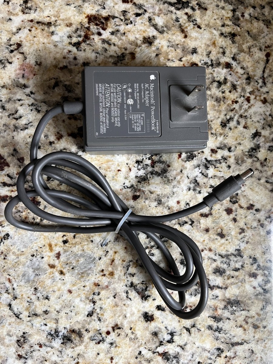 その他ノートPCアクセサリー Macintosh PowerBook AC Adapter Amazon.com: New 7.5V AC/DC Adapter for Apple Macintosh