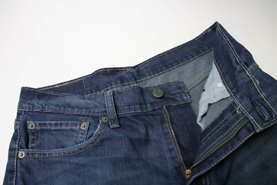 LEVI's 511 Jeans Men's W32/L32 Denim Blue Faded Whiskered