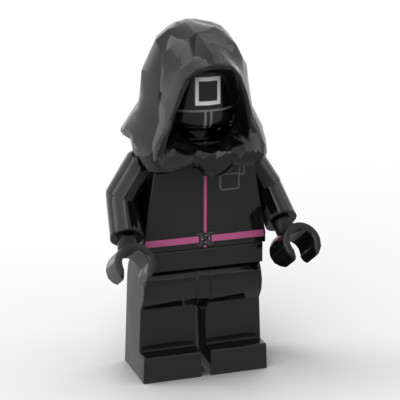 Custom Minifigur: Tintenfisch-Wettbewerb: Offizier