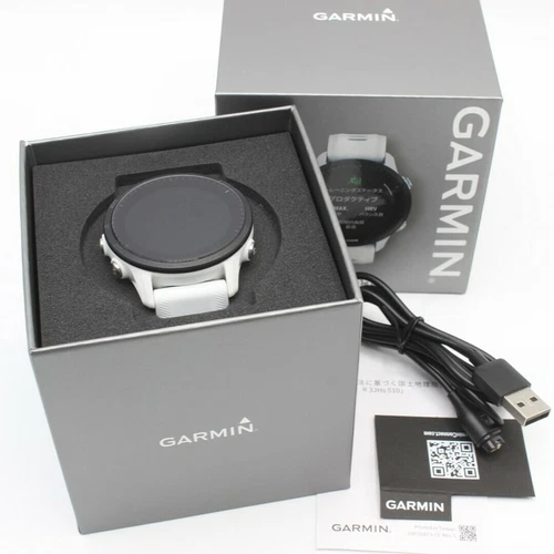 Pre-owned GARMIN Forerunner 955 White Flagship Smart Watch 46.5mm Unisex from JP