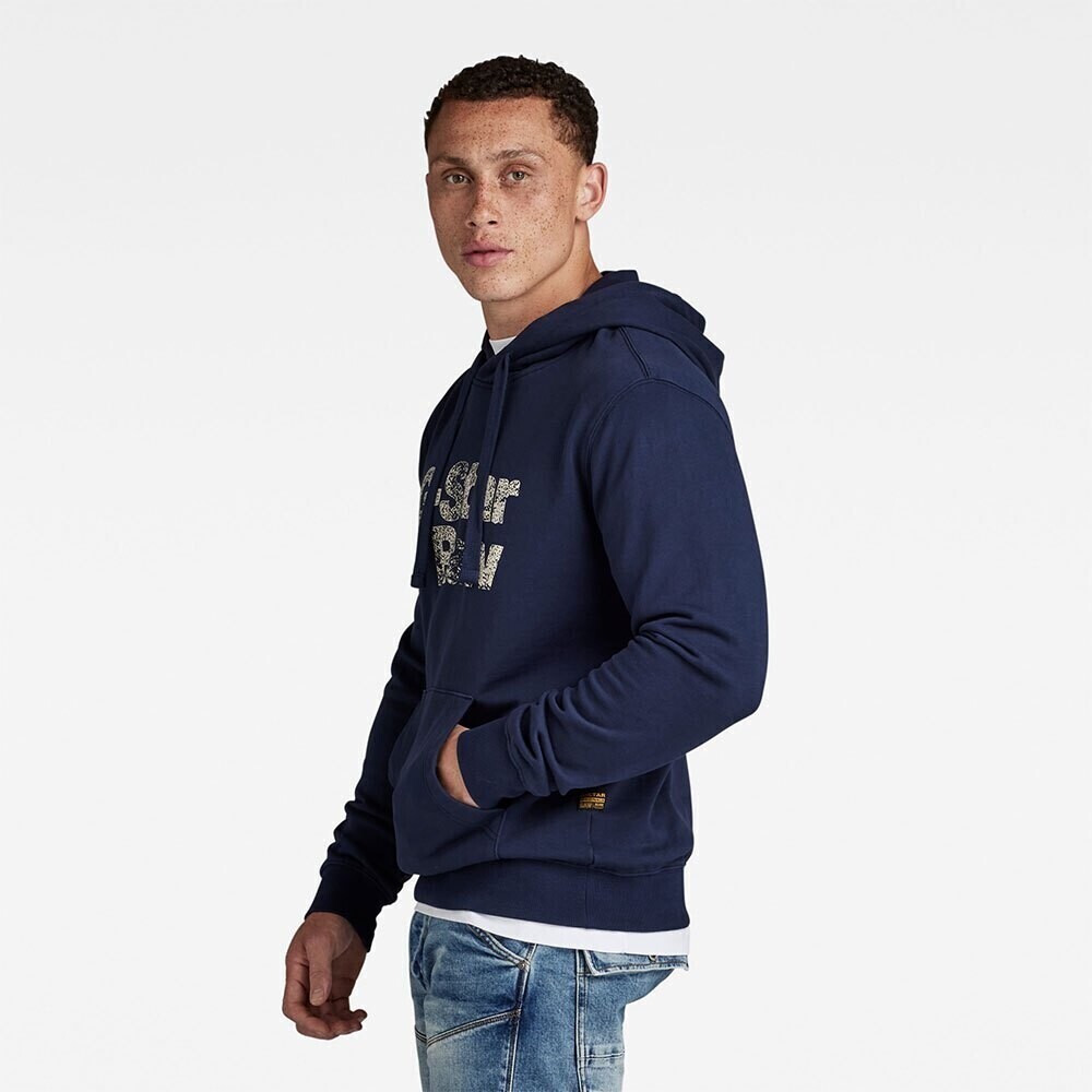 (UVP99,95), G-Star Herren Hoodie, Blau, Herren Polluver, Gr. L