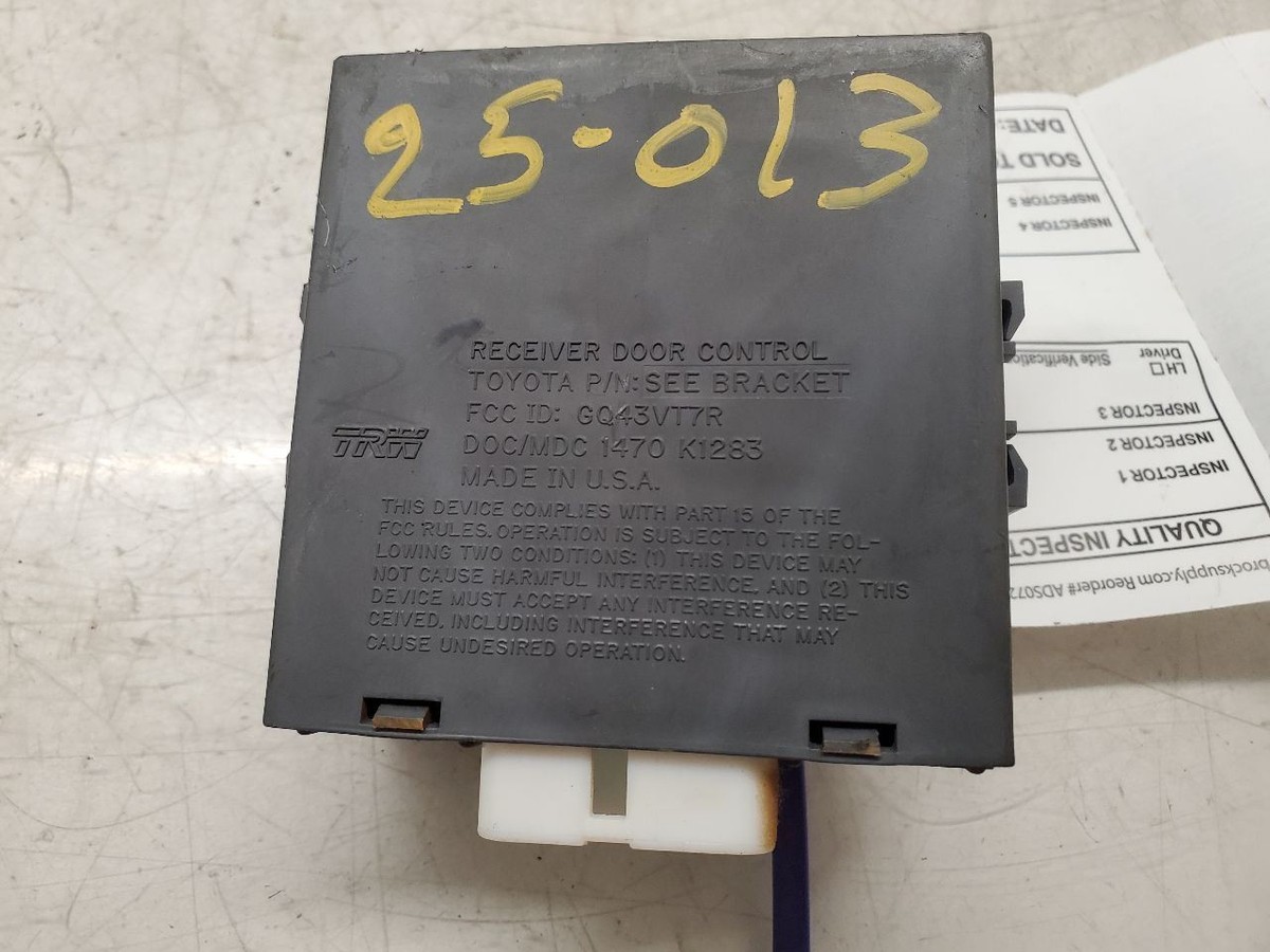 TOYOTA 89741 AA 010 Receiver Door Control for sale online | eBay