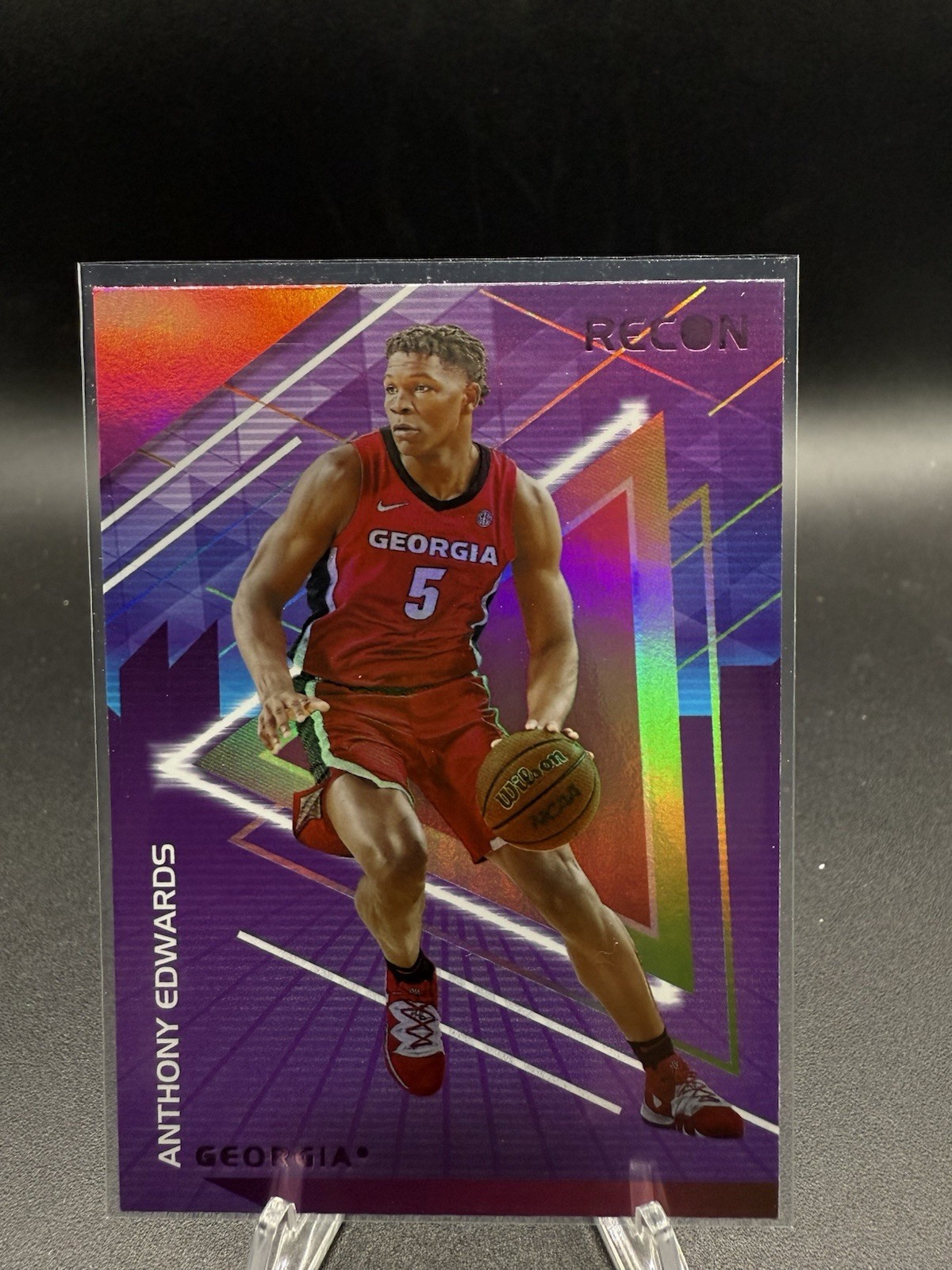 2022-23 Panini Chronicles Draft Picks - Recon Anthony Edwards #23 Pink