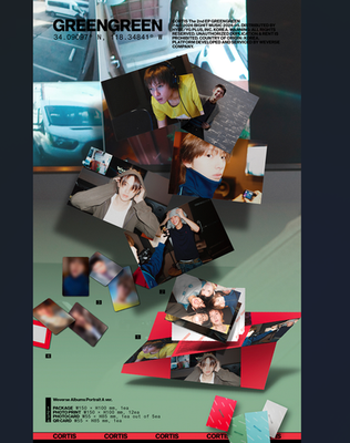 CORTIS GREENGREEN 2nd EP Album ALL SET. 3Photobook + 4Weverse