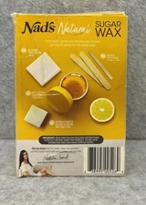 Nads Natural Sugar Wax Kit 170g 6oz Hair Removal Face Legs Bikini Vegan