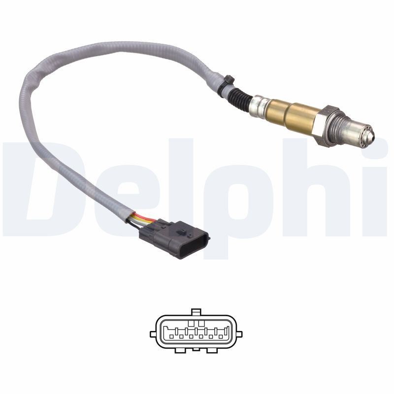 Lambdasonde Breitband-Lambda-Sonde ES21350-12B1 DELPHI für OPEL VIVARO B Bus - Bild 4