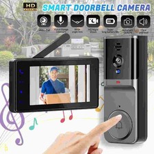 1080P Wireless Security Smart Doorbell Intercom Two-Way Video Camera Bell Chime