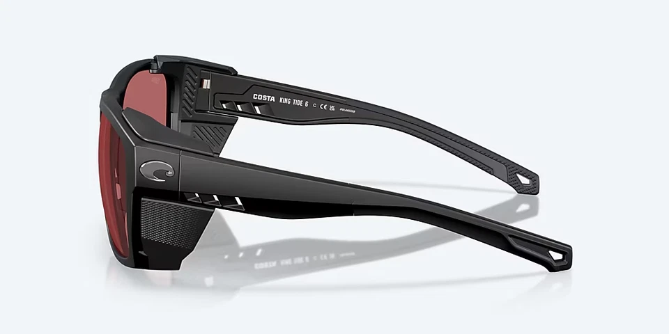 NEW COSTA DEL MAR KING TIDE 6 SUNGLASSES BLACK/ROSE 580G POLARIZED LENS - Image 3 of 4