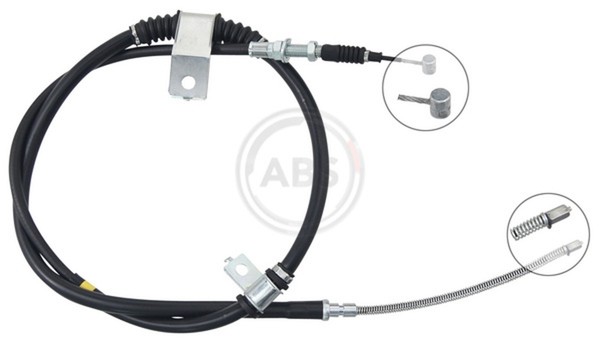 A.B.S. Bremsseil Seilzug Feststellbremse K17558 FüR Starex Hyundai Bus A1 4WD-image