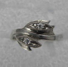 Vintage ring sterling silver 925 Size 7 Weight 2.11 g.