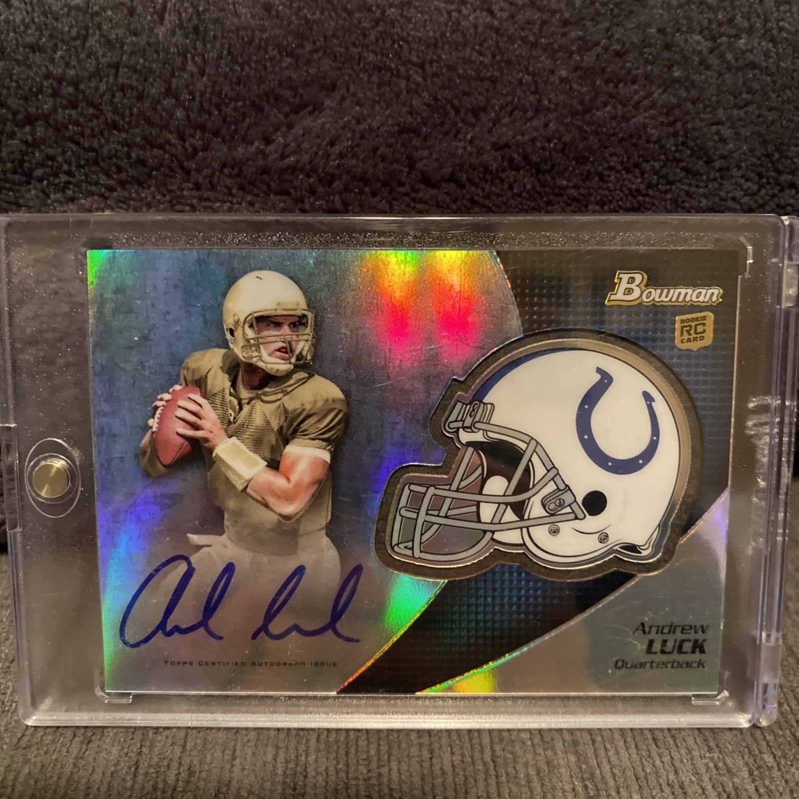 Andrew Luck Bowman Chrome Refractor Rookie Autograph #AL Base
