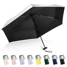 Mini Umbrella for Purse Compact UV Protection Sun Umbrella UPF 50 Portable